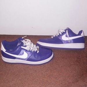 Women's "Purple Sakura" Nike Air Force Ones low
